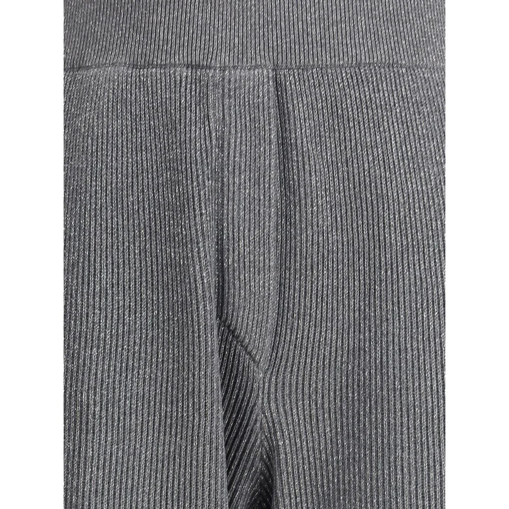 Brunello Cucinelli Ribbed lurex Pants