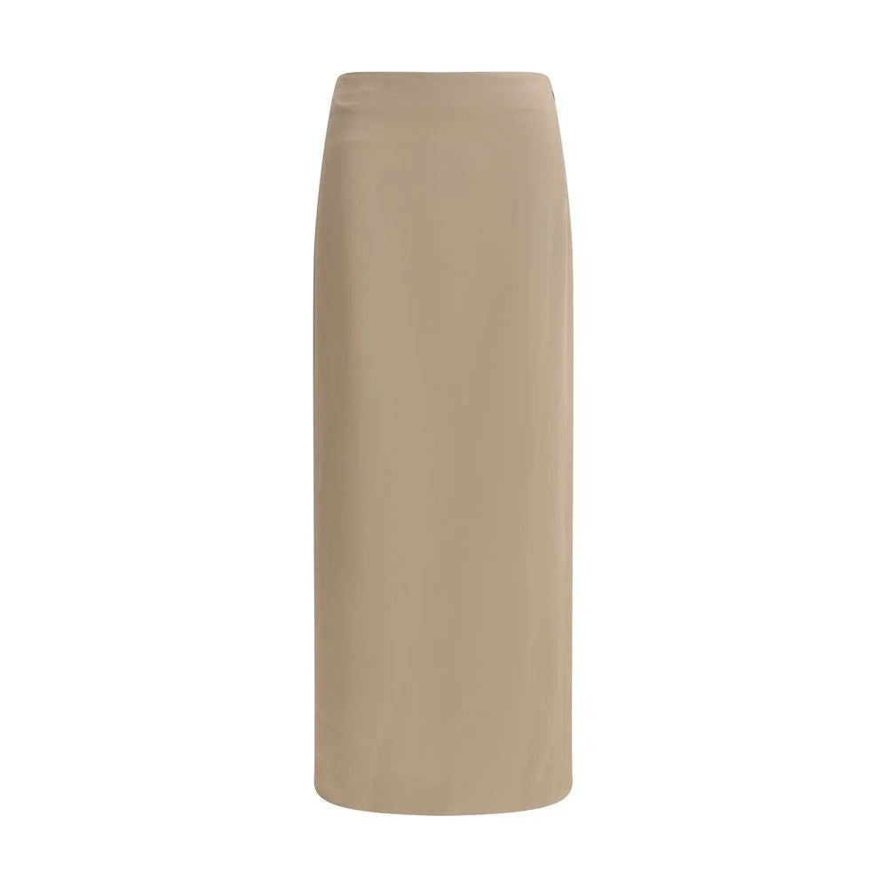Brunello Cucinelli Satin midi Skirt - IT44 | L - Skirts