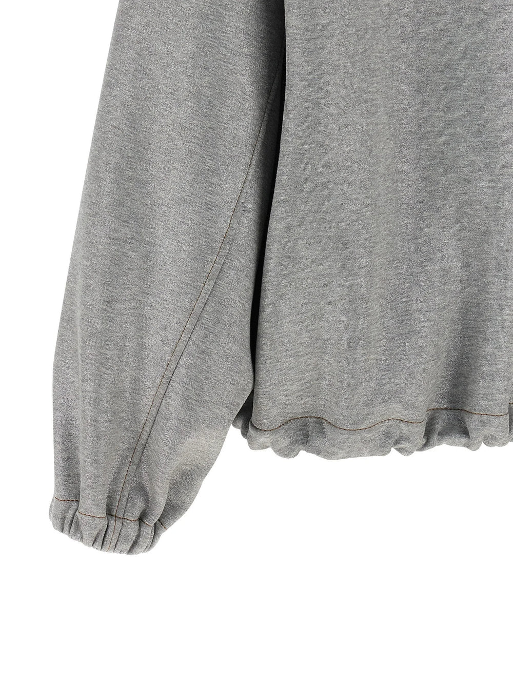 Brunello Cucinelli Silver Cotton Bomber