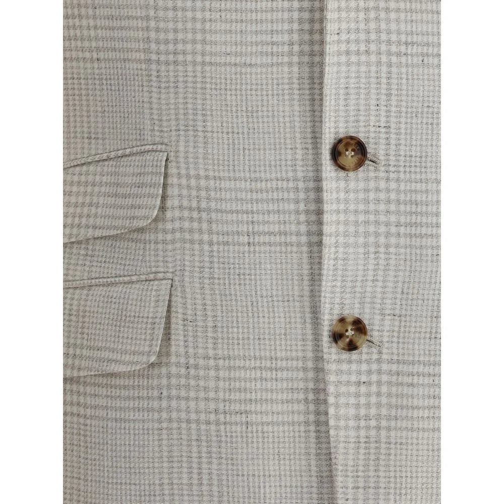 Brunello Cucinelli Single-breasted check Blazer - Sport Jackets