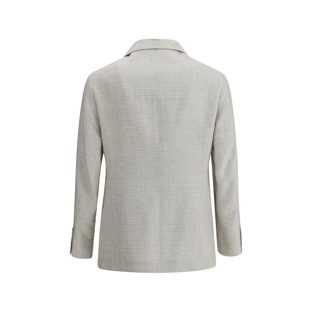 Brunello Cucinelli Single-breasted check Blazer - Sport Jackets