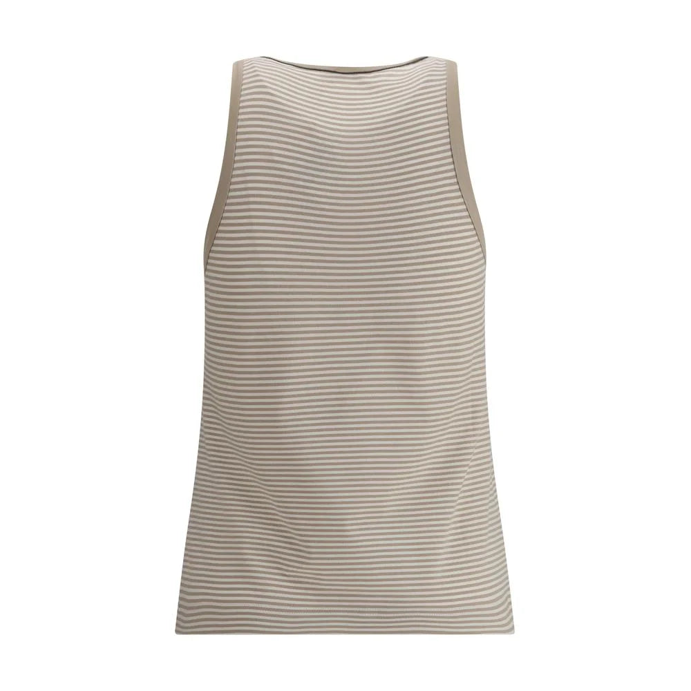 Brunello Cucinelli Striped Tank Top