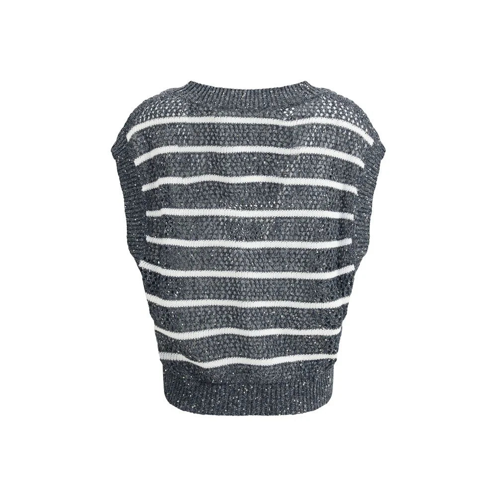 Brunello Cucinelli Striped Vest - Vests