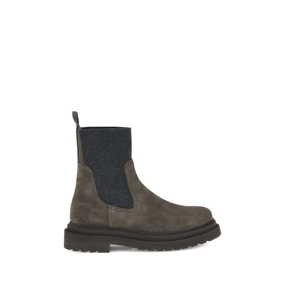 Brunello Cucinelli Suede Ankle Boots - EU41/US11