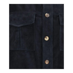 Brunello Cucinelli Suede leather shirt Jacket - M