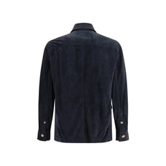 Brunello Cucinelli Suede leather shirt Jacket - M