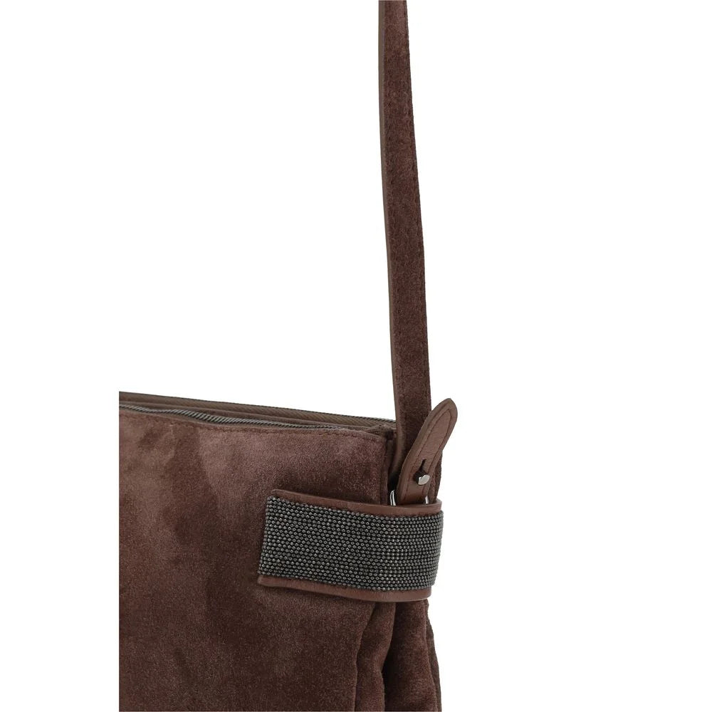 Brunello Cucinelli Suede leather Shoulder Bag - Shoulder Bags