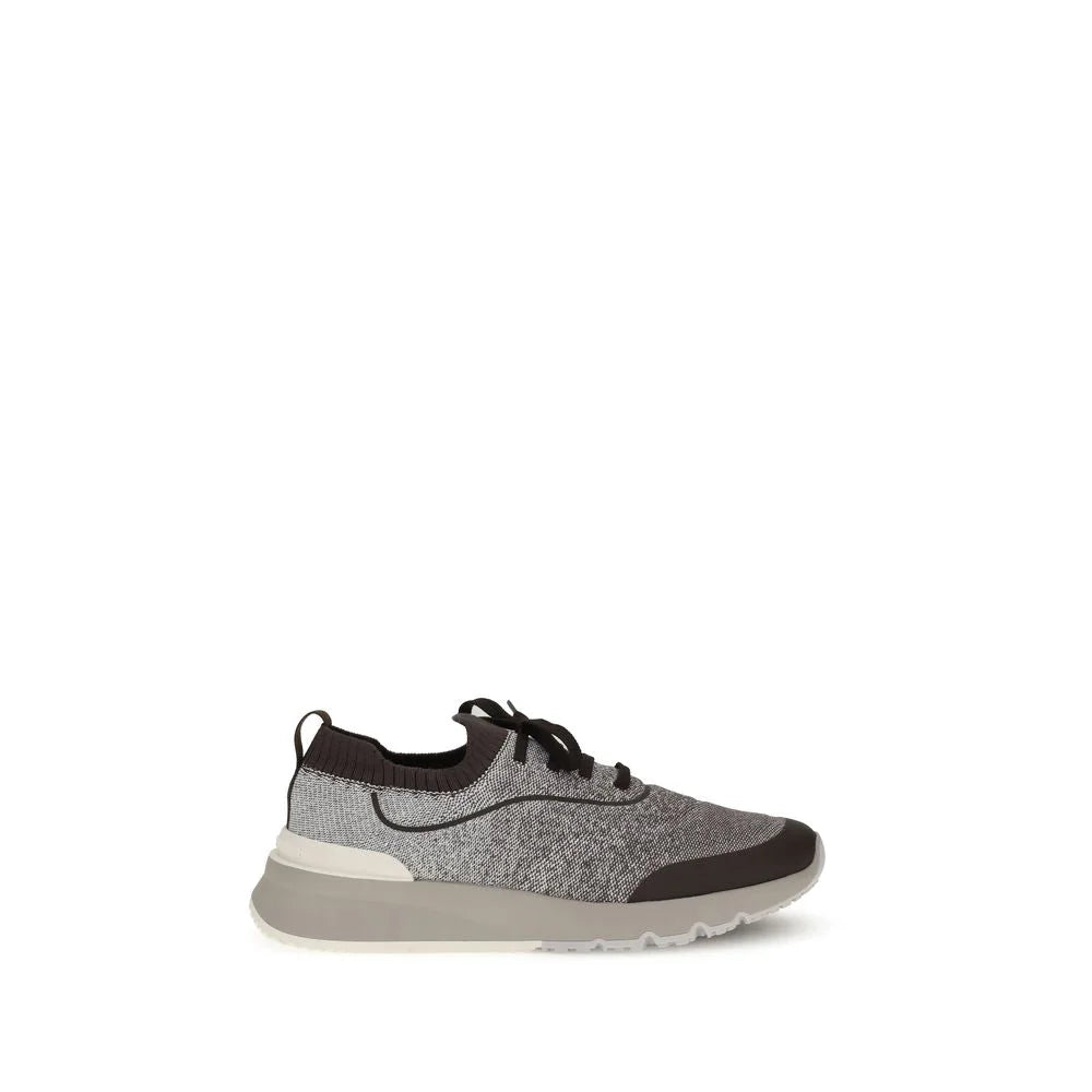 Brunello Cucinelli Techno cotton knit Sneakers runners - Sneakers