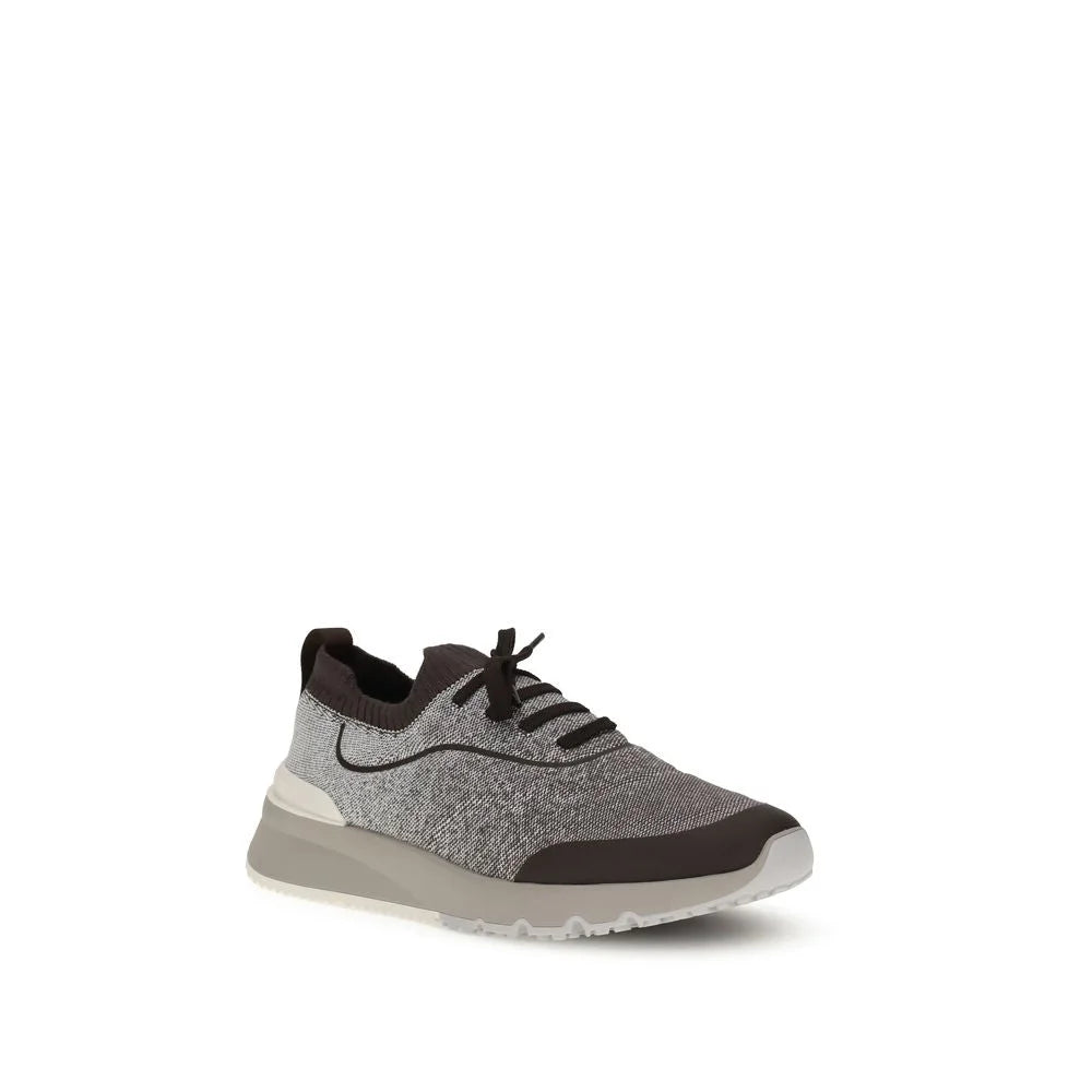 Brunello Cucinelli Techno cotton knit Sneakers runners - Sneakers