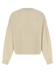 Brunello Cucinelli White Cashmere Cardigan - L