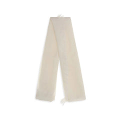Brunello Cucinelli White Cashmere Foulard