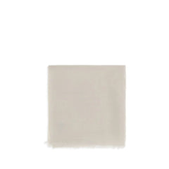 Brunello Cucinelli White Cashmere Foulard