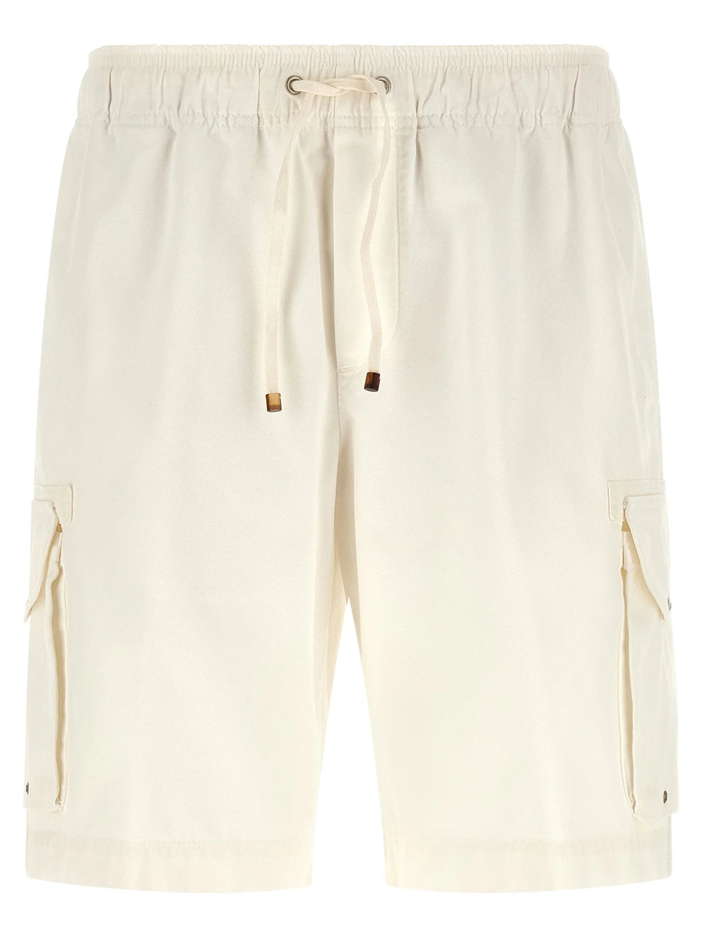 Brunello Cucinelli White Cotton Bermuda Shorts - 48 | M