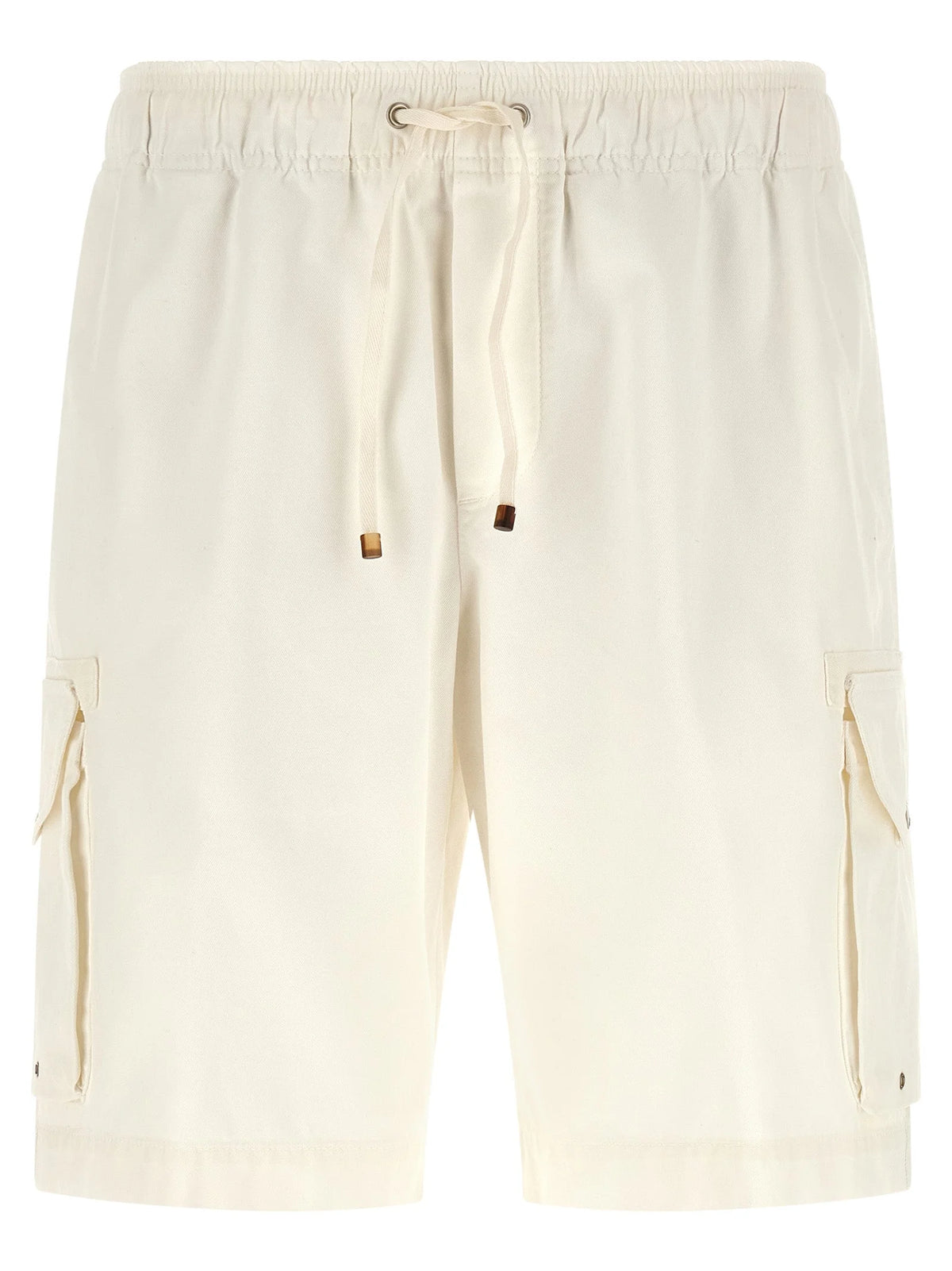 Brunello Cucinelli White Cotton Bermuda Shorts - 48 | M