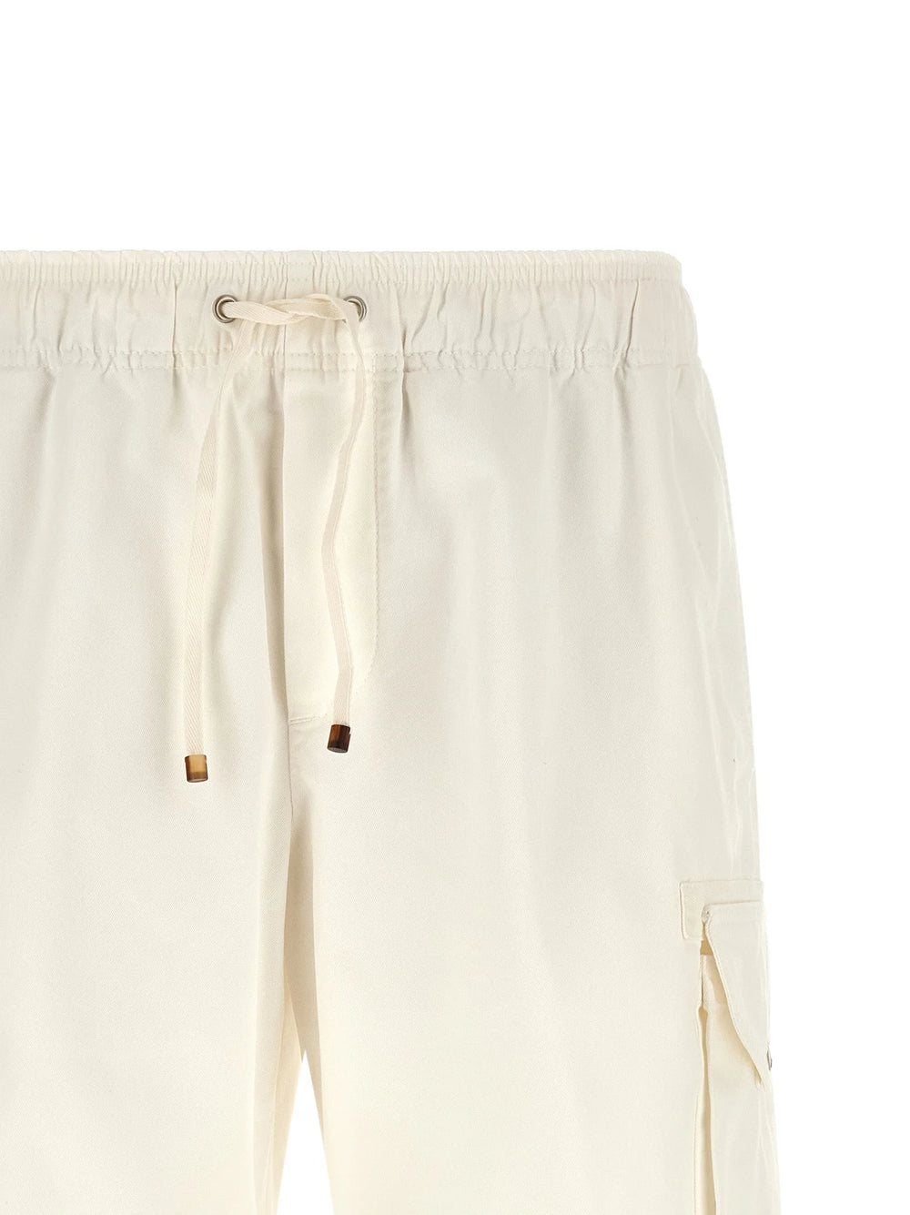 Brunello Cucinelli White Cotton Bermuda Shorts - 48 | M