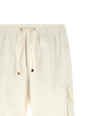 Brunello Cucinelli White Cotton Bermuda Shorts - 48 | M