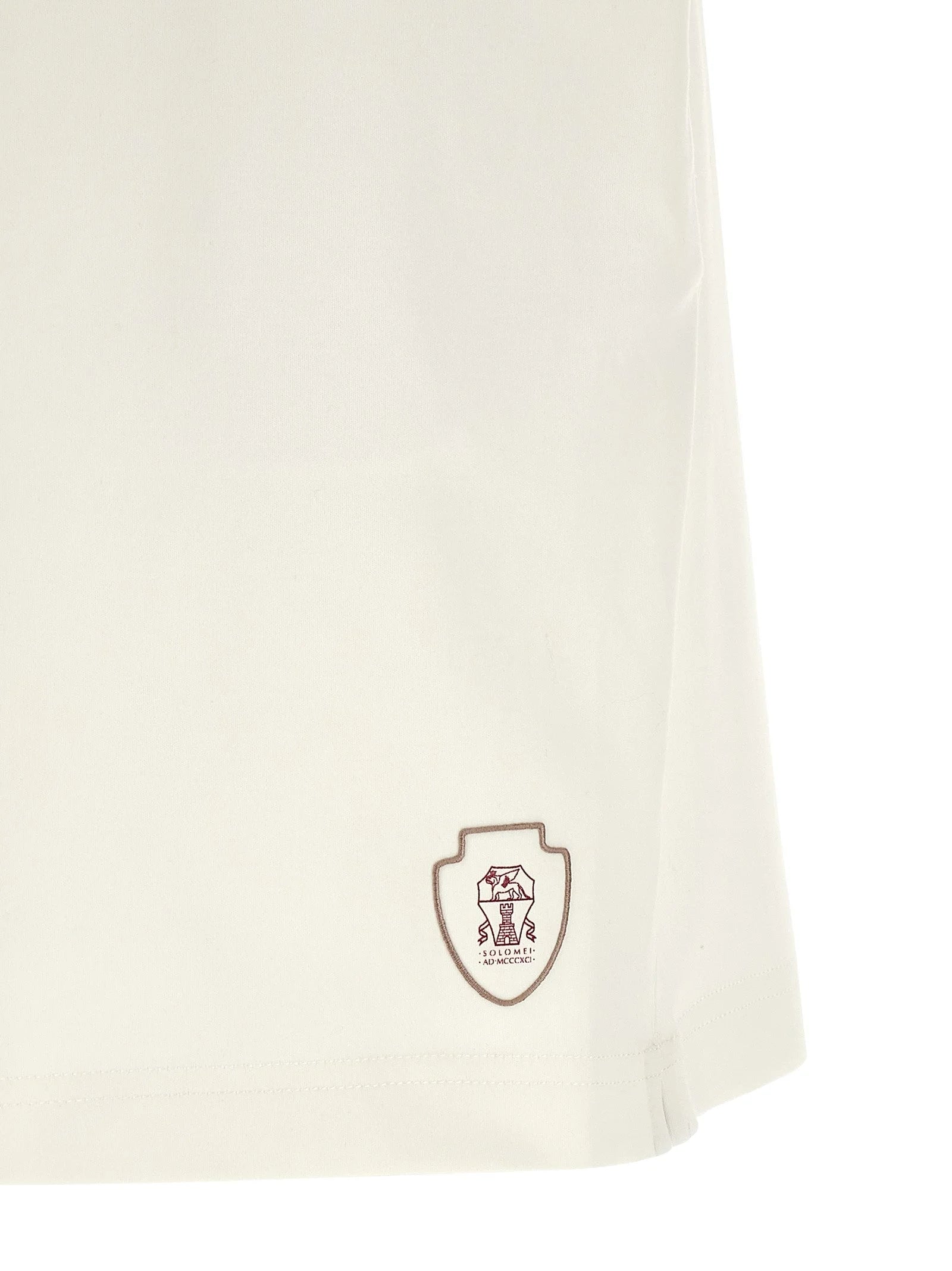 Brunello Cucinelli White Cotton Bermuda Shorts - XXL