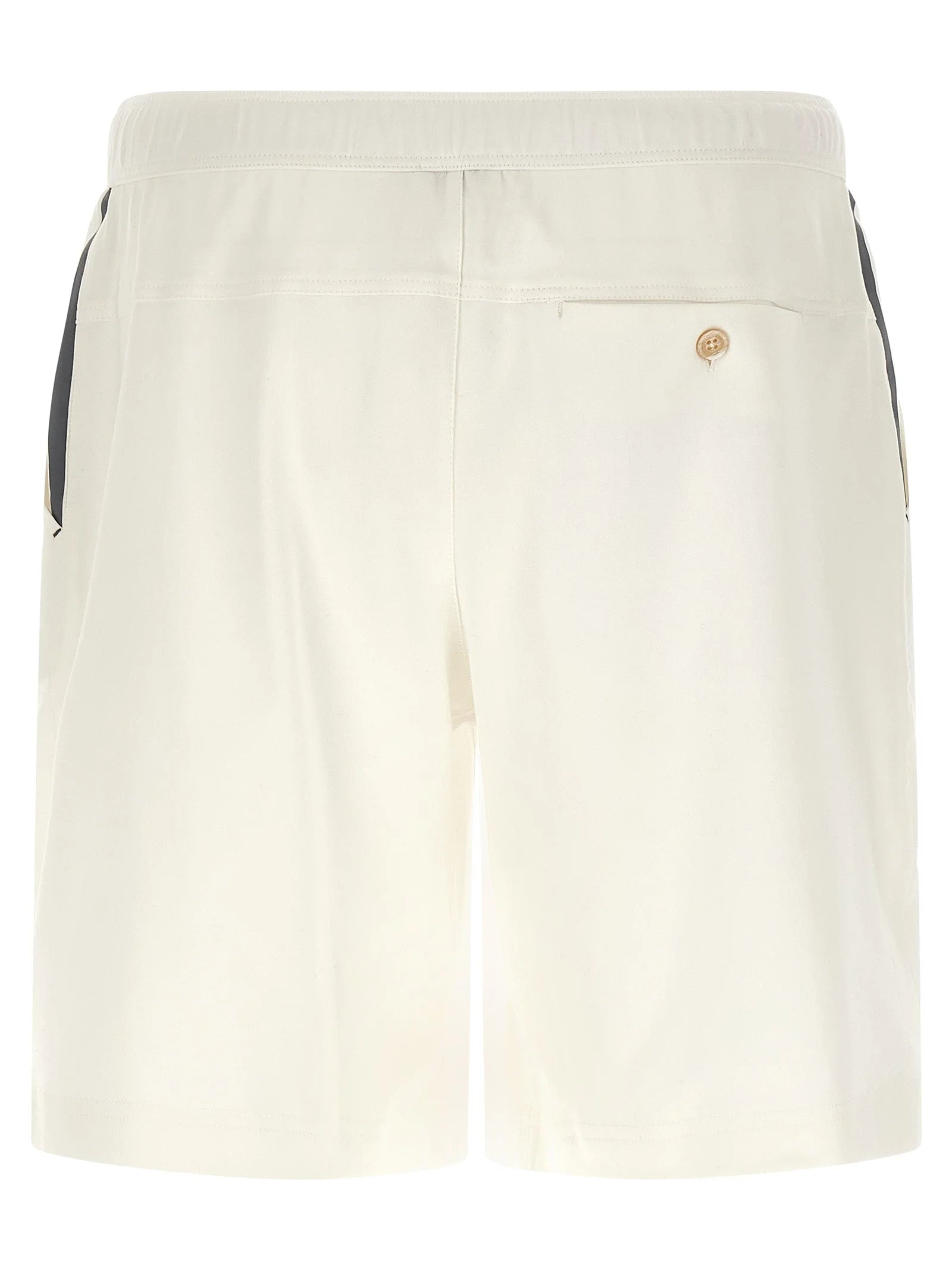 Brunello Cucinelli White Cotton Bermuda Shorts - XXL