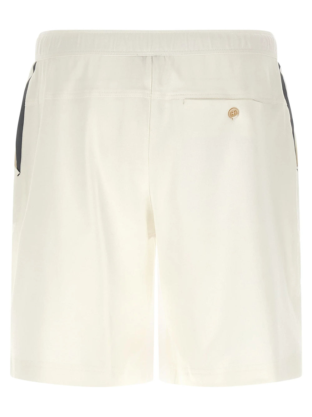 Brunello Cucinelli White Cotton Bermuda Shorts - XXL
