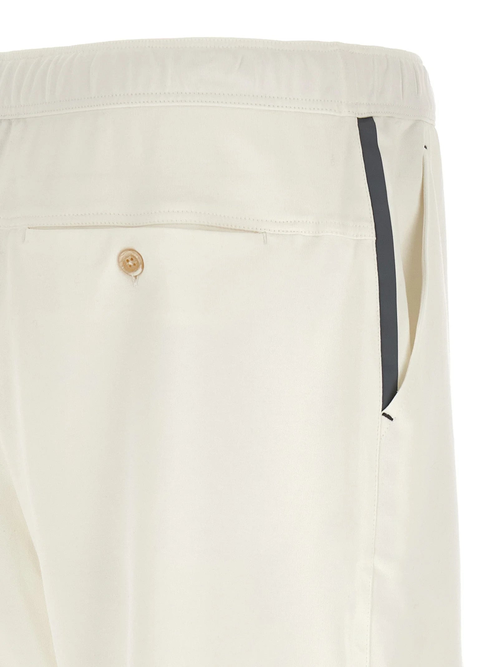Brunello Cucinelli White Cotton Bermuda Shorts - XXL