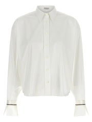Brunello Cucinelli White Cotton Blouse