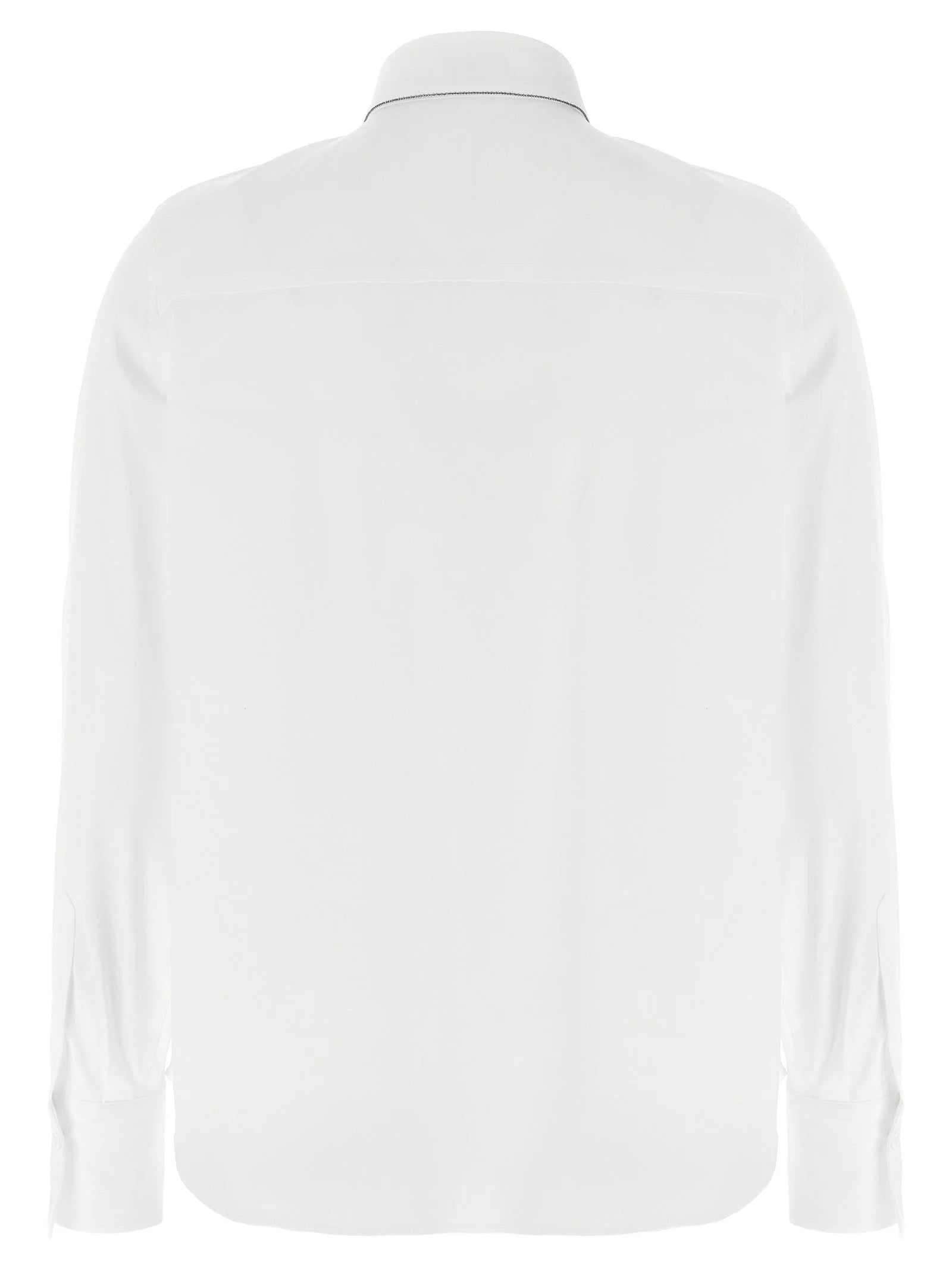 Brunello Cucinelli White Cotton Blouse