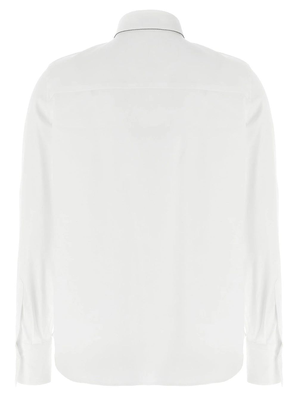 Brunello Cucinelli White Cotton Blouse