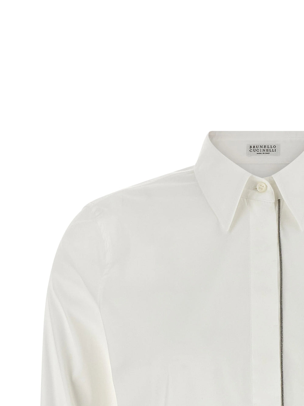 Brunello Cucinelli White Cotton Blouse
