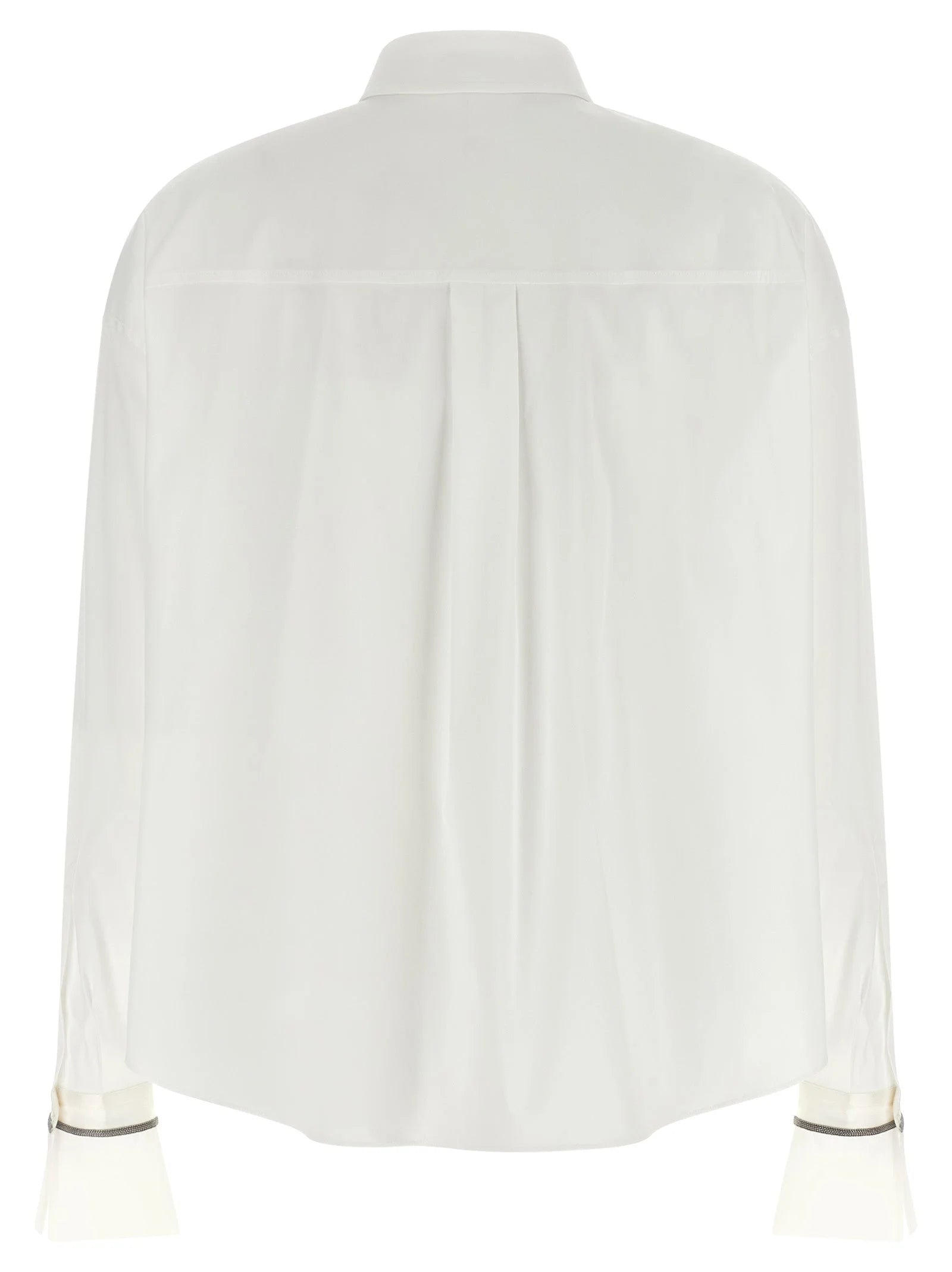 Brunello Cucinelli White Cotton Blouse