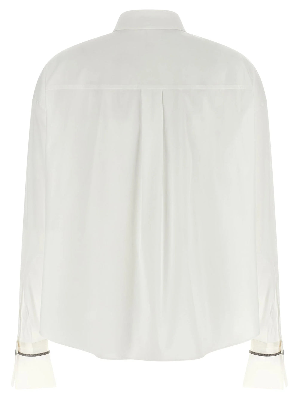 Brunello Cucinelli White Cotton Blouse