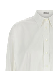 Brunello Cucinelli White Cotton Blouse