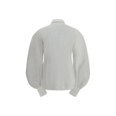 Brunello Cucinelli White Cotton Blouse
