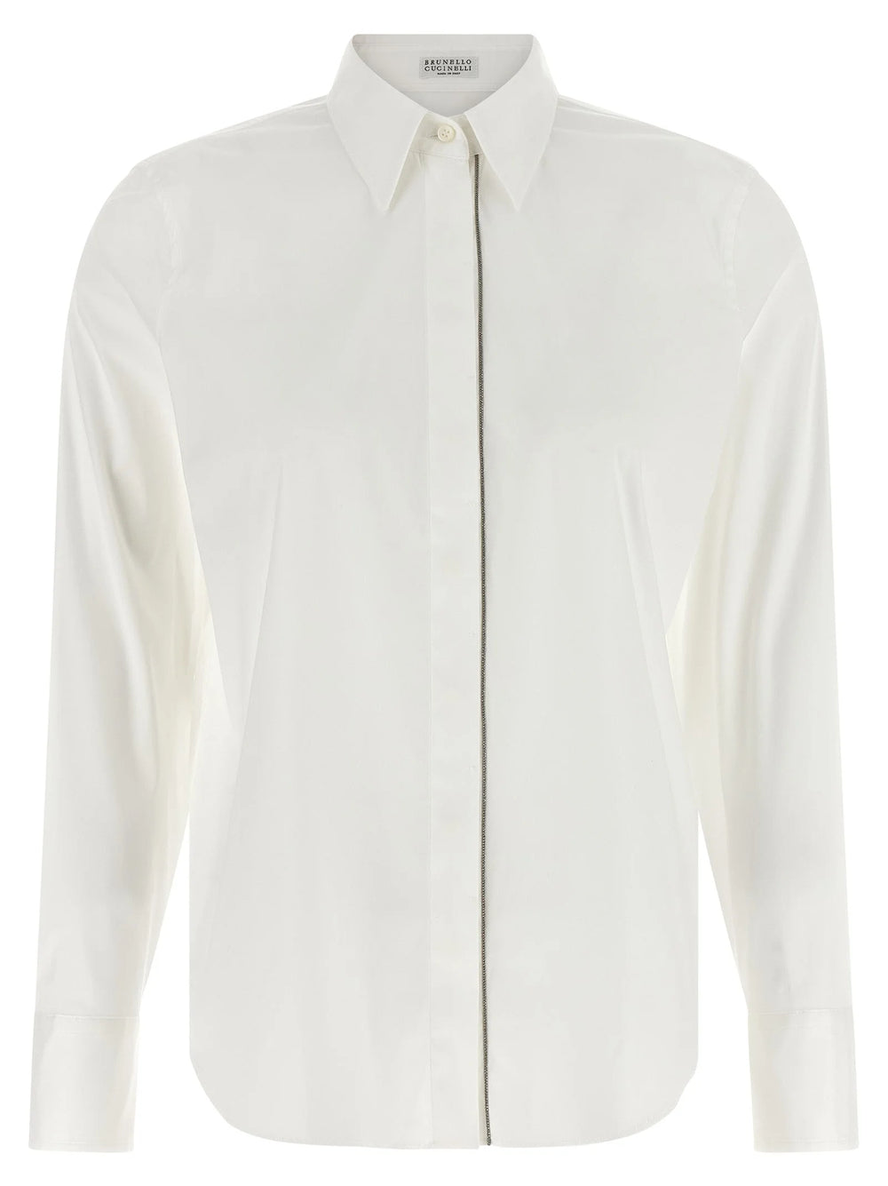 Brunello Cucinelli White Cotton Blouse