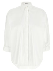 Brunello Cucinelli White Cotton Blouse - XS