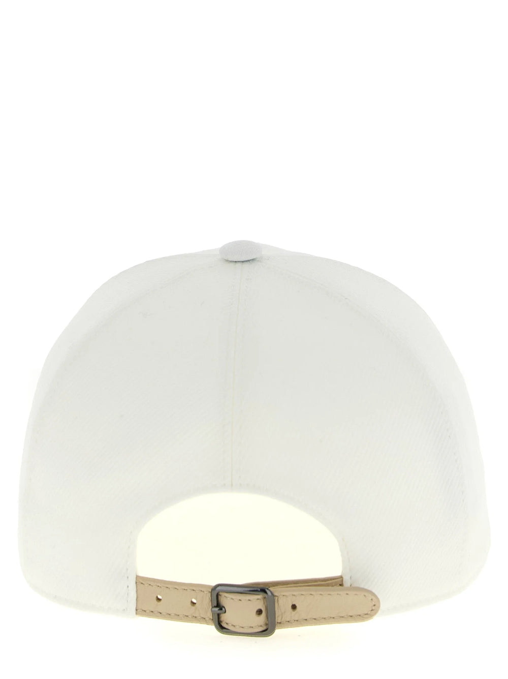 Brunello Cucinelli White Cotton Cap (Baseball Hat) - L