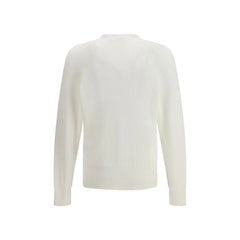Brunello Cucinelli White Cotton Cardigan