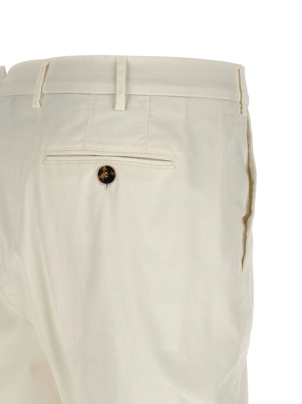 Brunello Cucinelli White Cotton Casual Pants