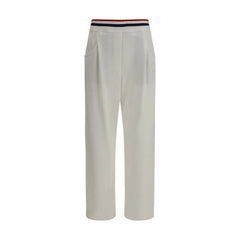 Brunello Cucinelli White Cotton Casual Pants