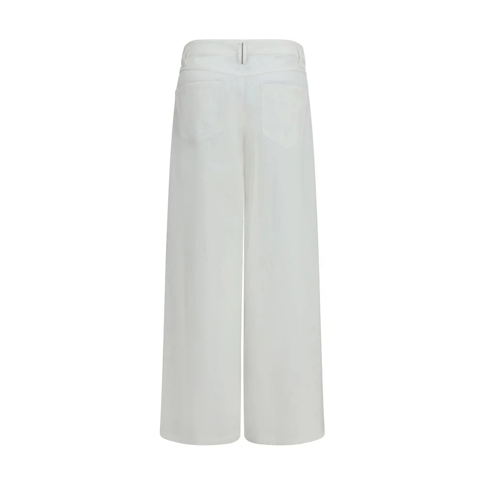 Brunello Cucinelli White Cotton Casual Pants - IT44 | L