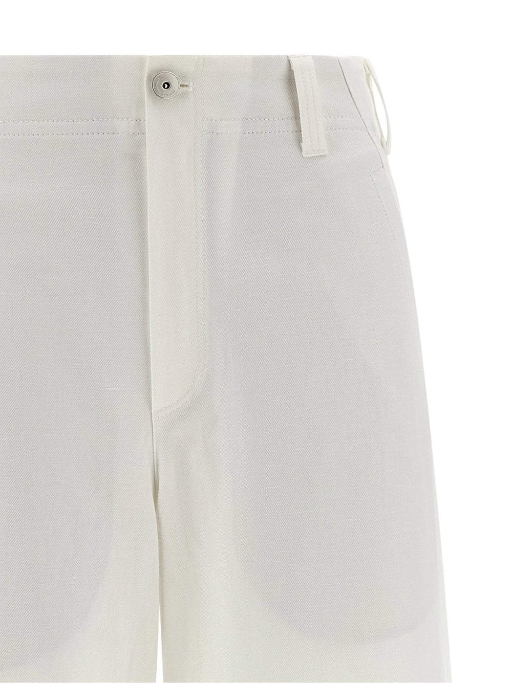 Brunello Cucinelli White Cotton Chino Pants - IT42