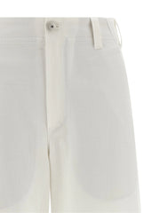 Brunello Cucinelli White Cotton Chino Pants - IT42