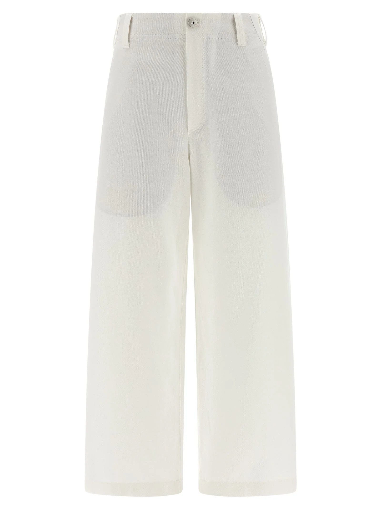 Brunello Cucinelli White Cotton Chino Pants - IT42