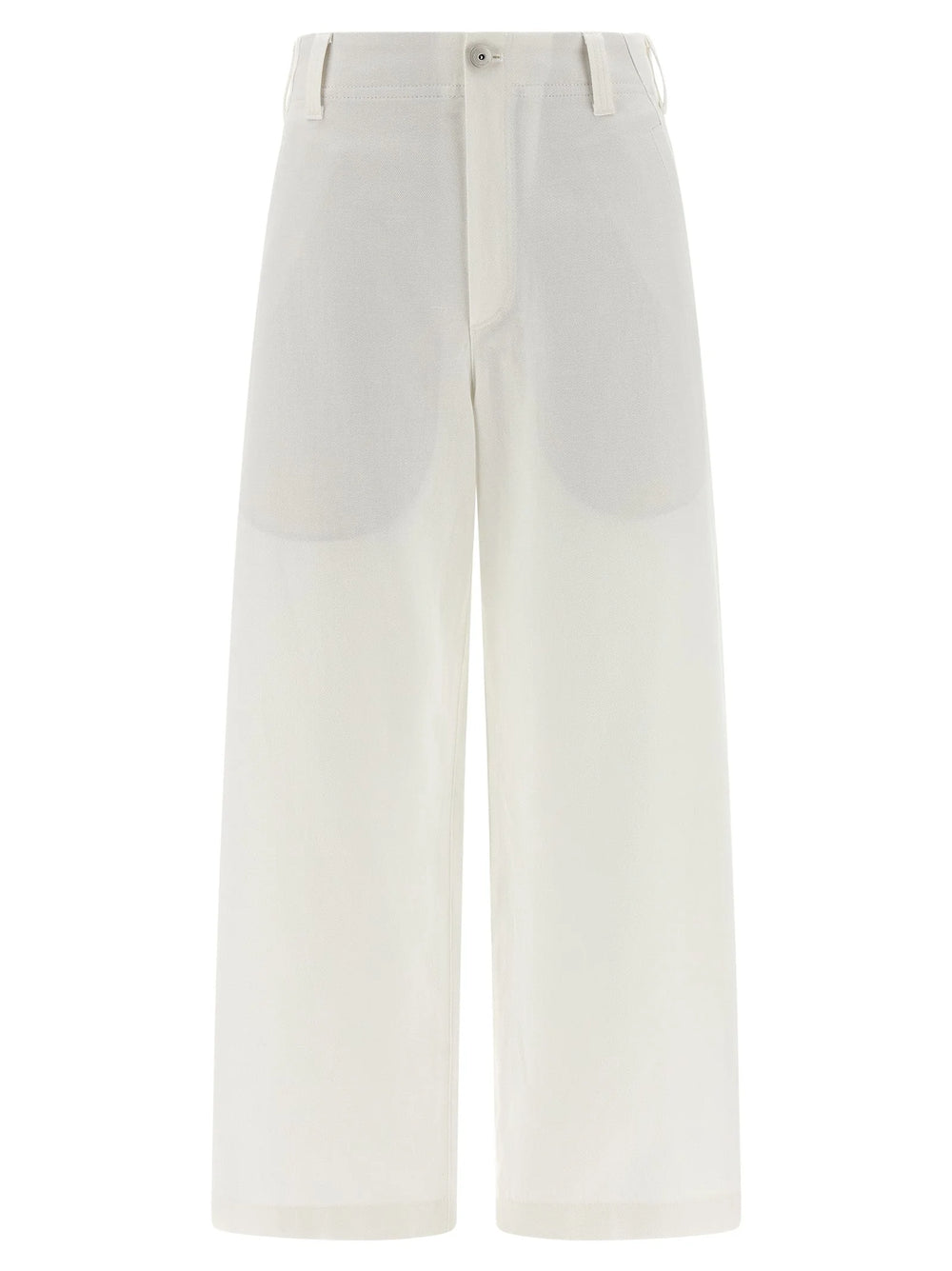 Brunello Cucinelli White Cotton Chino Pants - IT42