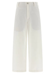 Brunello Cucinelli White Cotton Chino Pants - IT42
