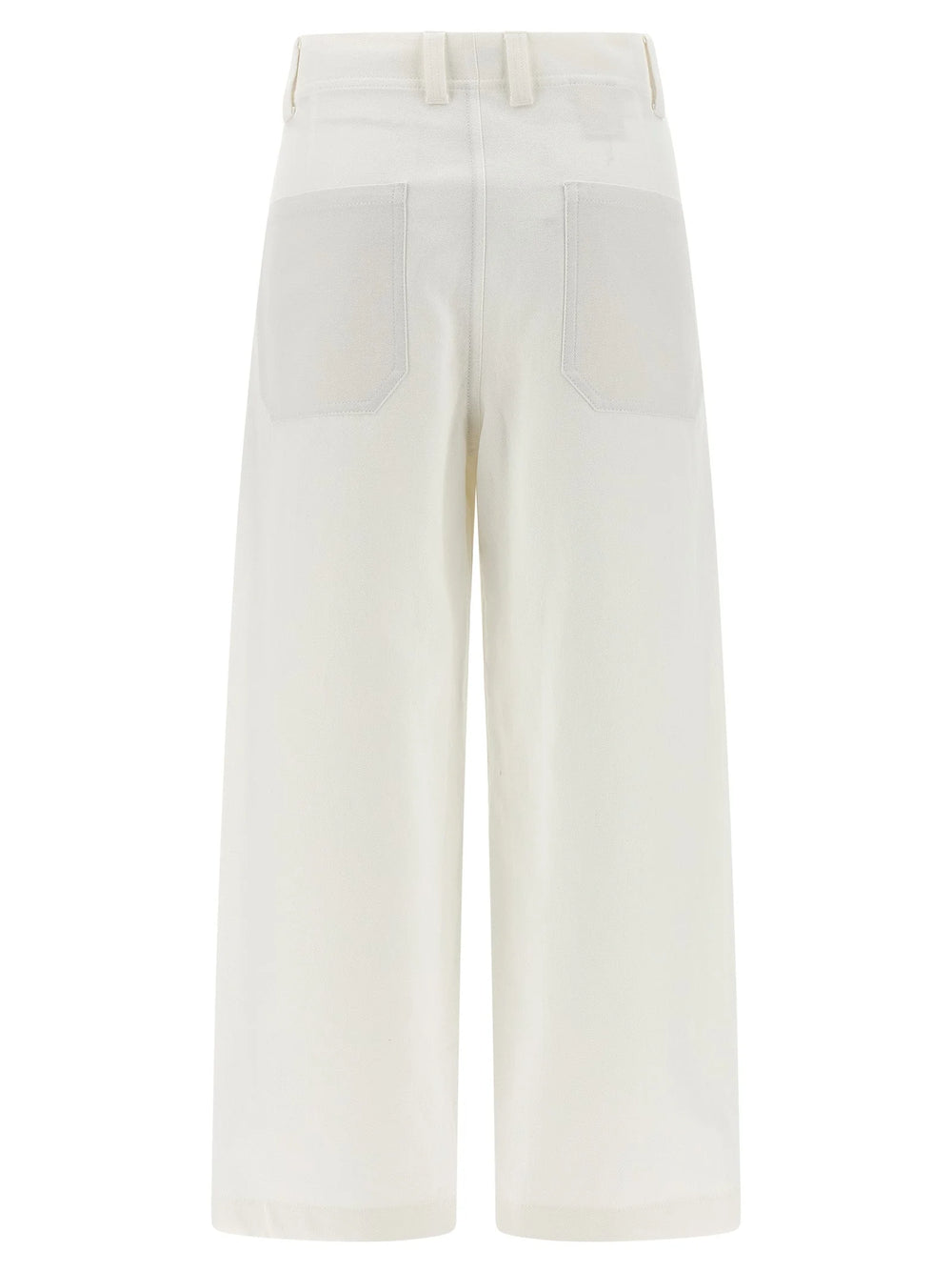 Brunello Cucinelli White Cotton Chino Pants - IT42