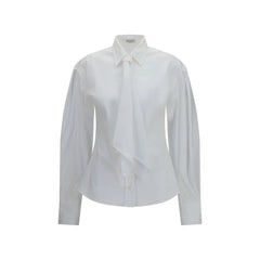 Brunello Cucinelli White Cotton Dress Shirt