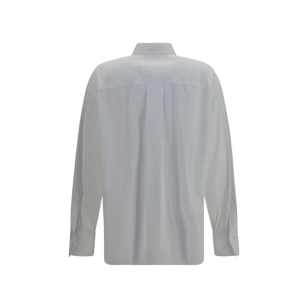 Brunello Cucinelli White Cotton Dress Shirt