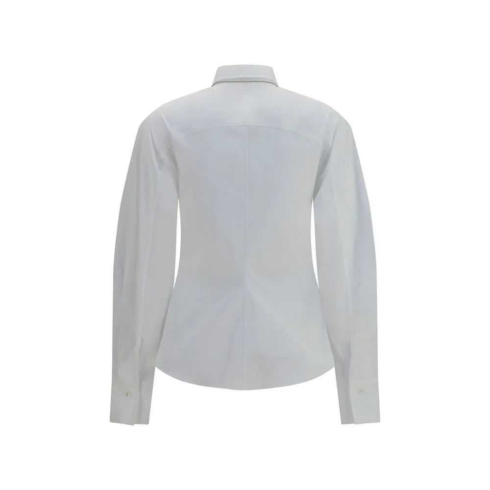 Brunello Cucinelli White Cotton Dress Shirt