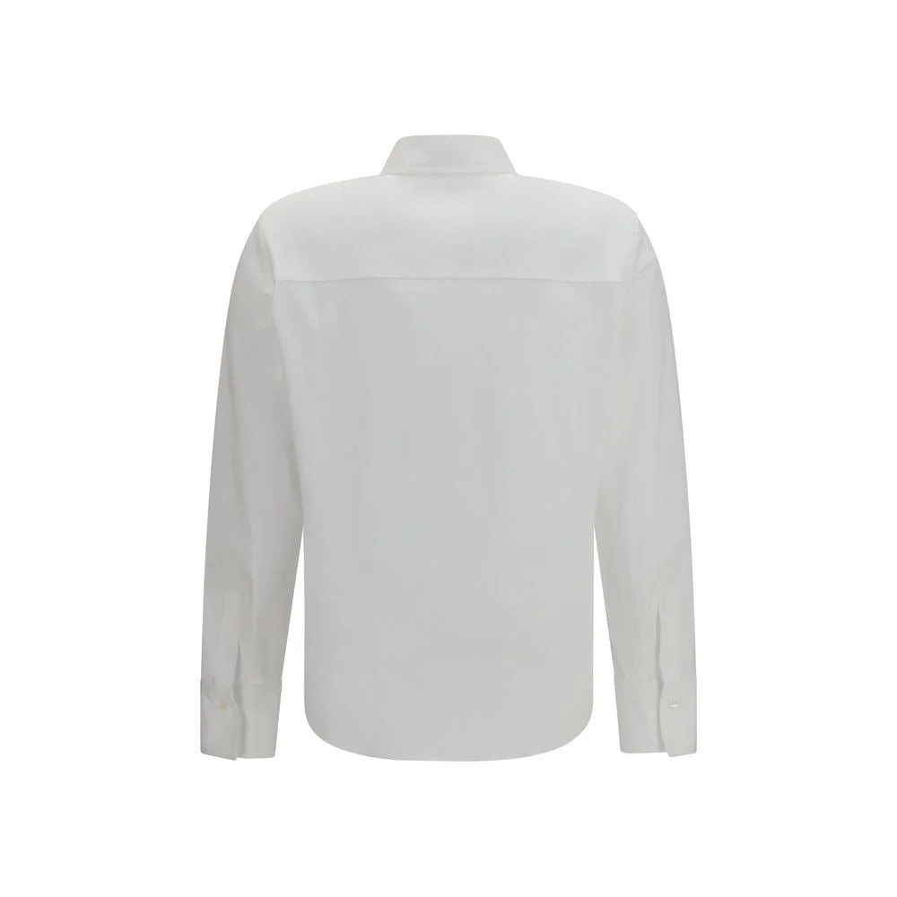 Brunello Cucinelli White Cotton Dress Shirt