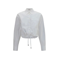 Brunello Cucinelli White Cotton Dress Shirt - S